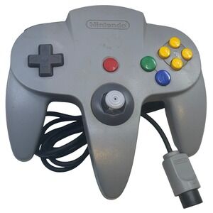 Nintendo 64 N64 Controller Gray Original OEM Authentic‎ Tested Working